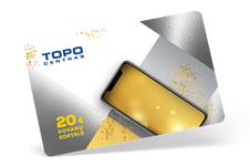 TOPO CENTRAS dovanų kortelė 20 €
