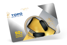 TOPO CENTRAS dovanų kortelė 50 €