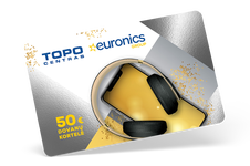 TOPO CENTRAS dovanų kortelė 50 € 