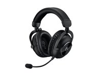 Žaidimų ausinės LOGITECH G PRO X 2 LIGHTSPEED, su mikrofonu, belaidės, iki 50 val., juodos