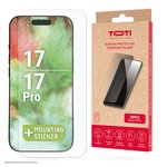 Ekrano apsauga TOTI TEMPERED iPhone 17/17 Pro, skaidri