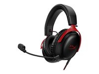 Ausinės HyperX Cloud III, laidinės, juodos/raudonos