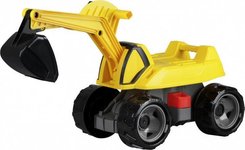 Lena Giga Trucks digger in cardboard