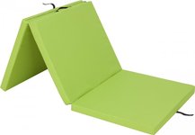Hobbygarden Gymnastic mattress 3-piece Alex 195 cm x 80 cm x 6 cm lime