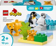 10442 LEGO DUPLO®: Laukinių gyvūnų šeimos: pingvinai ir liūtai