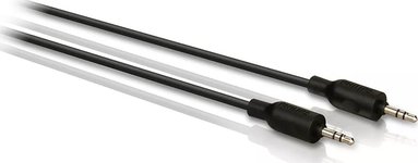 Cable Philips Jack 3.5mm - Jack 3.5mm 3m black (SWA2533W/10)