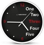 Esperanza Wall Clock Prague White (EHC014W)