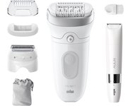 Braun Silk-épil 7 7-441 40 pincetai Sidabras, Balta