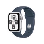 Išmanusis laikrodis Apple Watch SE GPS 40mm Silver Alumin. Case/Storm Blue Sport Band - S/M