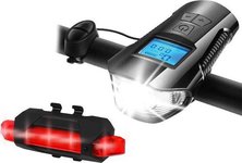 LTC PS Bike set with counter, 1 x LED SMD 10 W, 1000 lm + 5 x LED SMD 50 lm, 1200/300 mAh battery