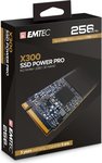 Emtec SSD M2 NVMe PCIe 3 X300 256GB Power Pro