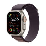 Išmanusis laikrodis APPLE Watch Ultra 2 GPS+Cell 49mm Titanium Case with Indigo Alpine Loop - Large