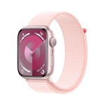 Išmanusis laikrodis APPLE Watch 9 GPS 45mm Pink Aluminium Case with Light Pink Sport Loop