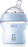 Chicco CHICCO_NaturalFeeling 150ml plastic bottle with silicone pacifier free flow 0m+ Blue