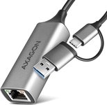 Tinklo plokštė AXAGON ADE-TXCA Compact aluminum USB 3.2 Gen 1 Gigabit Ethernet 10/100/1000Mbit adapt