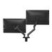 Dvigubas monitorių laikiklis AOC AM420 juodas