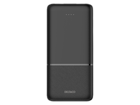 Išorinė baterija DELTACO 10 000 mAh / 37 Wh, 2x USB-A 18 W, 1x USB-C PD 20 W, juoda / PB-C1007