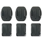 Laikikliai GoPro Adhesive Mounts Flat+Curved 6pcs AACFT-001