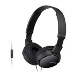 Ausinės SONY MDRZX110APB.CE7 ant ausų, su mikrofonu,juodos
