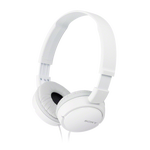 Ausinės SONY MDR-ZX110APW ant ausų, su mikrofonu, baltos