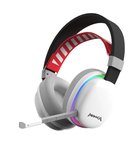 Žaidimų ausinės MONKA Echo HG9069W, belaidės, baltos