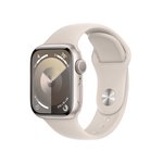 Išmanusis laikrodis APPLE Watch 9 GPS 41mm Starlight Aluminium Case with Starlight Sport Band M/L