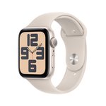 Išmanusis laikrodis Apple Watch SE GPS 44mm Starlight Alumin. Case/Starlight Sport Band - M/L