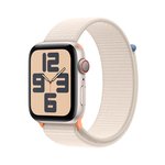 Išmanusis laikrodis Apple Watch SE GPS+Cell 44mm Starlight Alumin.Case/Starlight Sport Loop