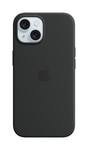 Dėkliukas iPhone 15 Silicone Case with MagSafe - Black