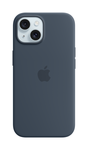 Dėkliukas iPhone 15 Silicone Case with MagSafe - Storm Blue