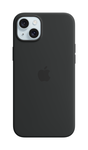 Dėkliukas iPhone 15 Plus Silicone Case with MagSafe - Black