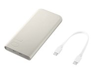 Išorinė baterija SAMSUNG 10000mAh, 25W, 2xUSB C, Beige
