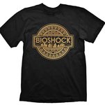 Marškinėliai Bioshock Golden Logo XL, juodi