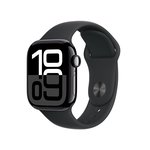 Išmanusis laikrodis Apple Watch 10 GPS 42mm Jet Black Aluminium Case with Black Sport Band - M/L