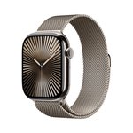 Išmanusis laikrodis Apple Watch 10 GPS+Cell 46mm Natural Titanium Case/Natural Milanese Loop M/L