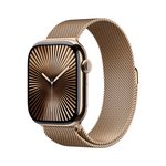 Išmanusis laikrodis Apple Watch 10 GPS+Cell 46mm Gold Titanium Case/Gold Milanese Loop - M/L