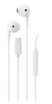 Ausinės STREETZ C210-WHT, laidinės, į ausis, baltos, USB-C, 3 mygtukai
