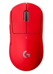 Žaidimų pelė LOGITECH G PRO X Superlight, belaidė, raudona