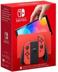 Žaidimų konsolė NINTENDO Switch OLED Mario Red