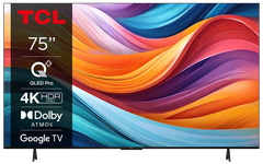 TCL T7B Series 75T7B televizorius 190,5 cm (75") 4K Ultra HD Smart TV „Wi-Fi“ Titanas 450 cd/m²