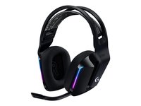 Ausinės LOGITECH G733 LIGHT SPEED, su mikrofonu, bevielės, juodos