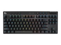 Žaidimų klaviatūra LOGITECH G PRO X TKL Lightspeed, belaidė, juoda