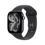 Išmanusis laikrodis Apple Watch 11 GPS 46mm Jet Black Aluminium Case/Black Sport Band - S/M