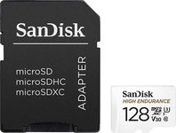 Atm.kort. SANDISK High Endurance microSDXC 128GB + SD Adapter, SDSQQNR-128G-GN6IA