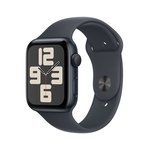 Išmanusis laikrodis Apple Watch SE GPS 44mm Midnight Aluminium Case/Midnight Sport Band M/L