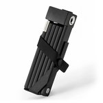 Rockbros 32140003001 foldable bicycle lock with key and handle, 88cm - black