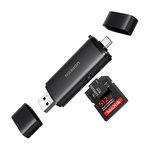 Ugreen 2in1 USB-C / USB-A SD 4.0 UHS-II Card Reader - Black