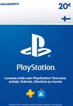 Žaid. kortelė PSN CARD 20 Eur Suomijos reg, 9454991