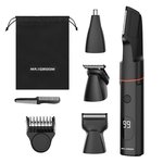 MAXGROOM LK-881 multifunctional trimmer with replaceable tips - black