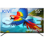 55", UHD, Android TV 11, Black, 60 Hz, AV1, Sound 2x12W, 82 kWh/1000h, Energy G, WiFi5G, BT5.1